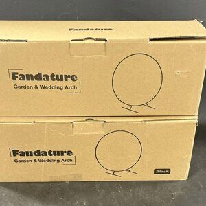 TWO 7 ft round Famdature Garden or Wedding Archs